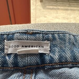 Good American Blue Boyfriend Jeans